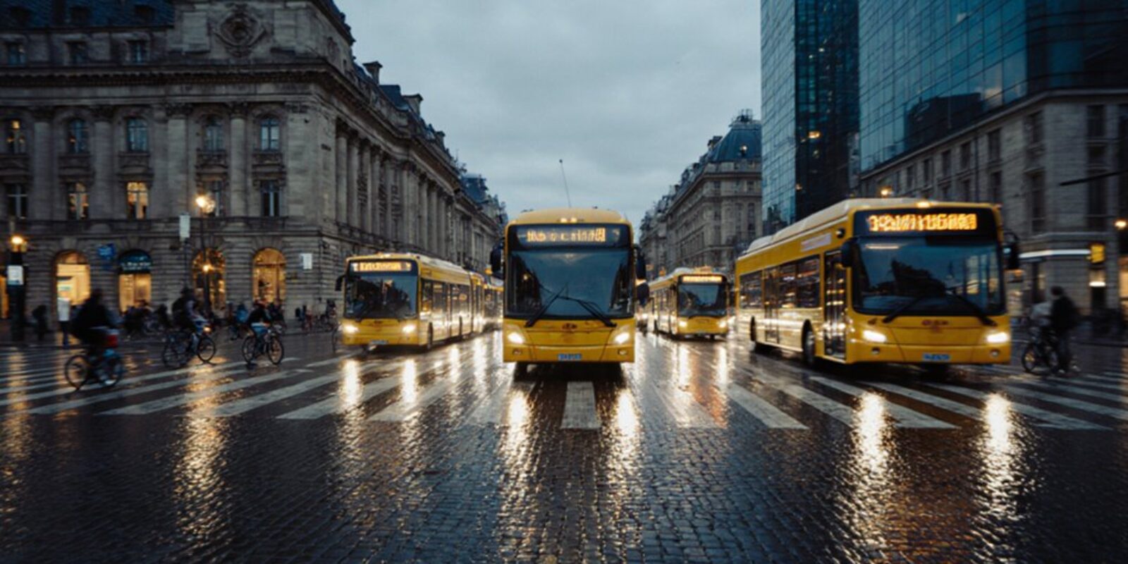 Berliner Bus öffentlicher Nahverkehr