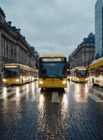Berliner Bus öffentlicher Nahverkehr